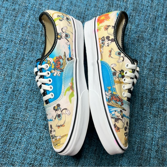 Vans x Disney Authentic Mickey Mouse Aloha Sneakers Limited Edition - Picture 5 of 8